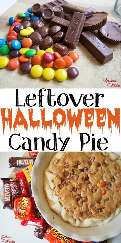 leftover halloween candy pie