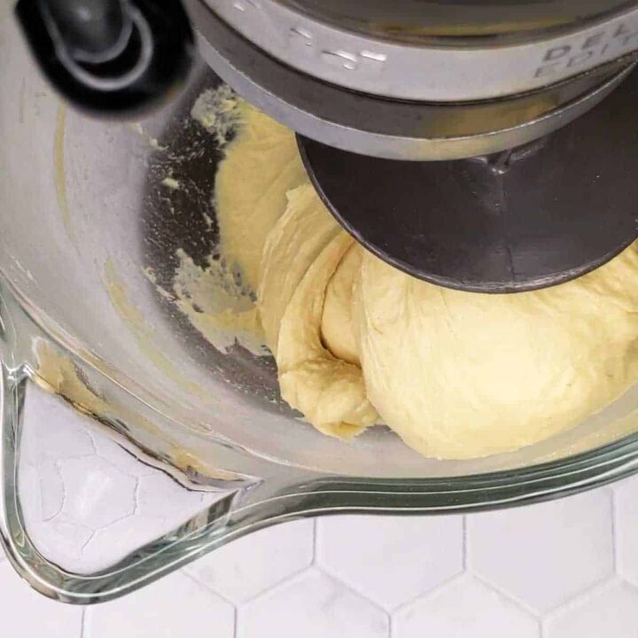 , Use a stand mixer fitted with a hook to knead the dough