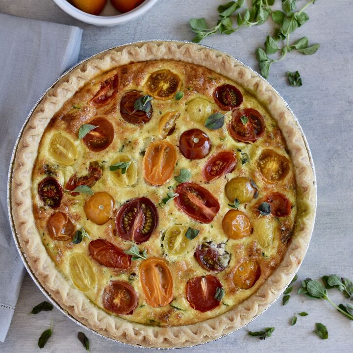 s 10 quiches that will bring your holiday meals up a notch, Tomato Zucchini Quiche