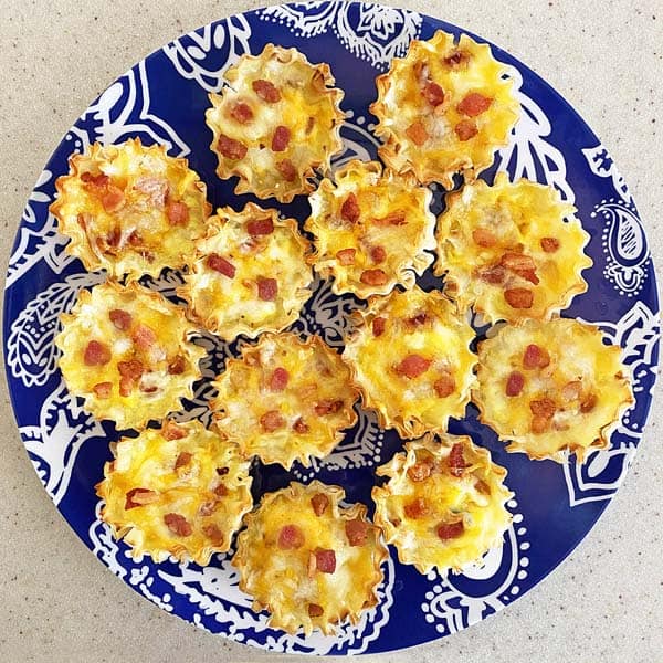 s 10 quiches that will bring your holiday meals up a notch, Bacon Cheddar Mini Quiches