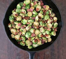 Pan-Fried Brussel Sprouts With Bacon and Balsamic