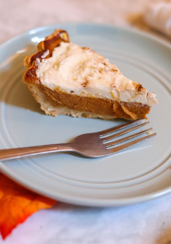 pumpkin pie with a homemade crust
