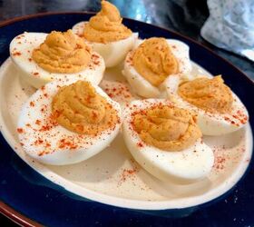 These deviled eggs are made with an unexpected trick instead of boiling the eggs
