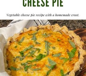 Easy Vegetable Cheese Pie Recipe With Homemade Crust | Foodtalk