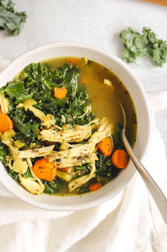 chicken and kale soup