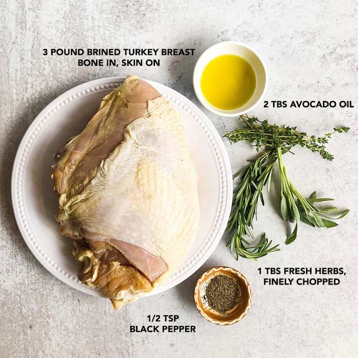 air fryer turkey breast, You will need these ingredients
