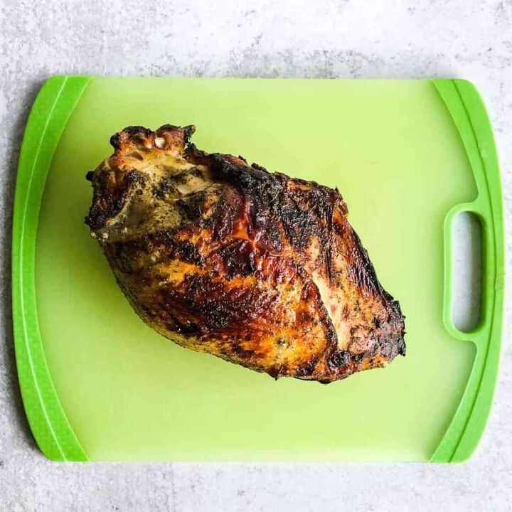 air fryer turkey breast, Rest the breast for 10 minutes