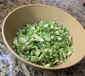 merry bright brussels sprout salad