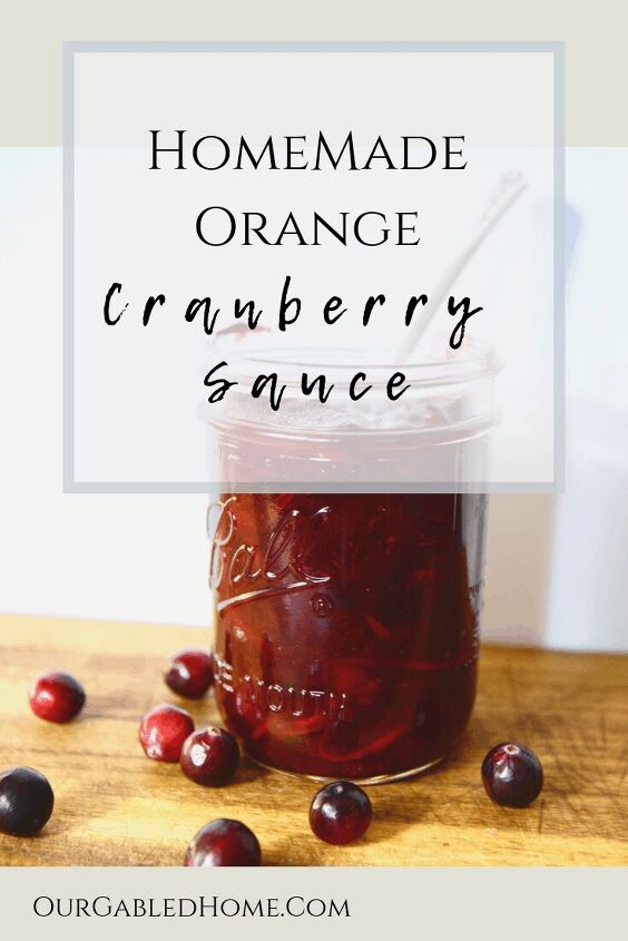 making cranberry sauce is so quick and easy that there is almost no re