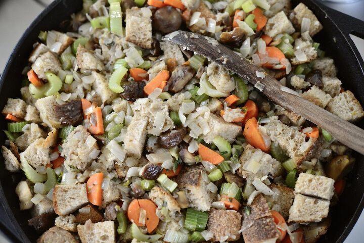 you will love this easy and flavorful chestnut stuffing whether you s, roasted chestnut stuffing before baking