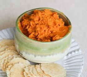 Gluten Free Hummus Without Tahini & Roasted Carrots