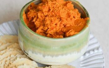 Gluten Free Hummus Without Tahini & Roasted Carrots