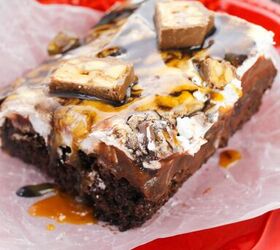 This Easy & Decadent Snickers Poke Cake is a Quick Dessert Recipe