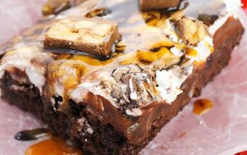 This Easy & Decadent Snickers Poke Cake is a Quick Dessert Recipe