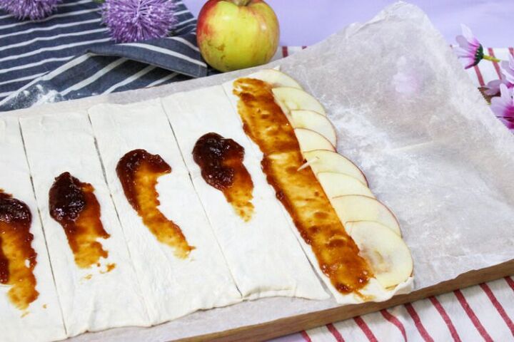 how to make baked apple roses with puff pastry