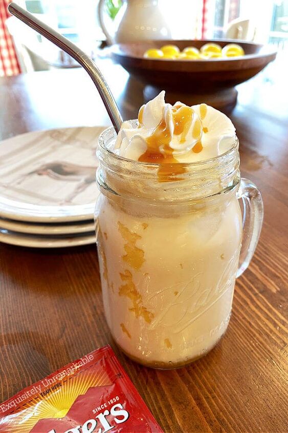 caramel iced coffee without a fancy machine