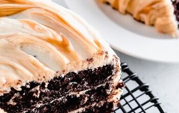 Super Fudgy Salted Caramel Mocha Layer Cake