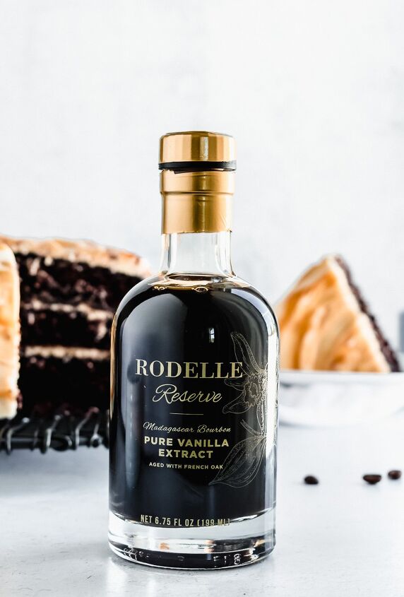 super fudgy salted caramel mocha layer cake