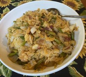 fried cabbage asparagus and bacon recipe