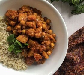 butternut squash and chickpea tagine