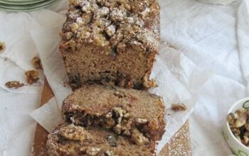 Spiced Apple Bread With Maple Glazed Walnut Topping
