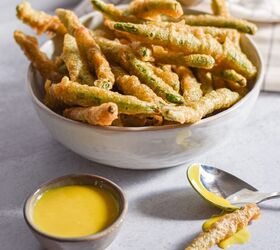 s 10 creative and easy to make thanksgiving appetizers, Fried Green Beans