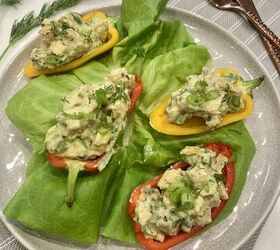 s 10 creative and easy to make thanksgiving appetizers, Chicken Avocado Salad Boats