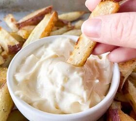 Dipping your fries into this "cheater's aioli" is a garlicky match made in heaven