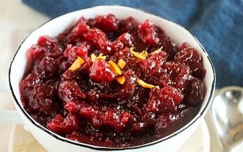 Homemade Cranberry Sauce With Ginger