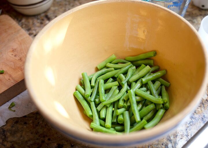 fresh green bean casserole