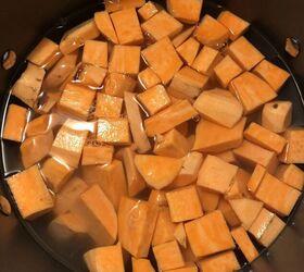 reduced guilt sweet potato casserole crumble