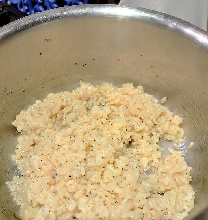 garlic shrimp risotto