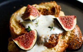 Challah French Toast With Greek Yoghurt, Figs, Honey & Thyme