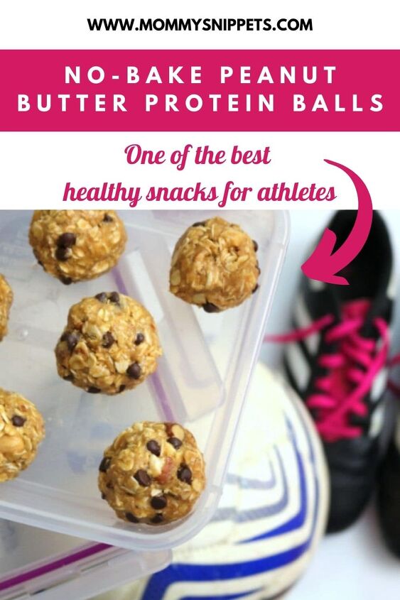 one of the best healthy snacks for athletes no bake peanut butter pro