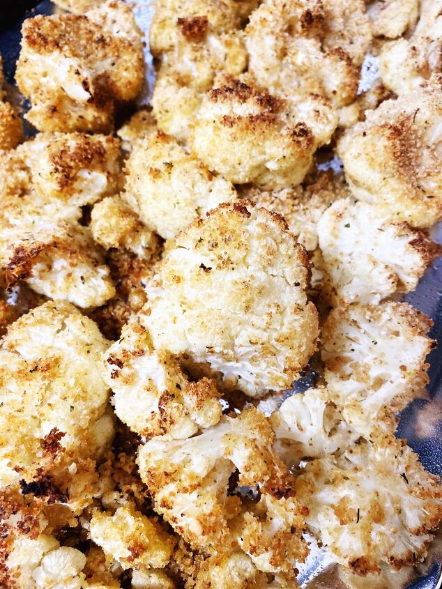enjoy this delicious side dish recipe baked breaded cauliflower