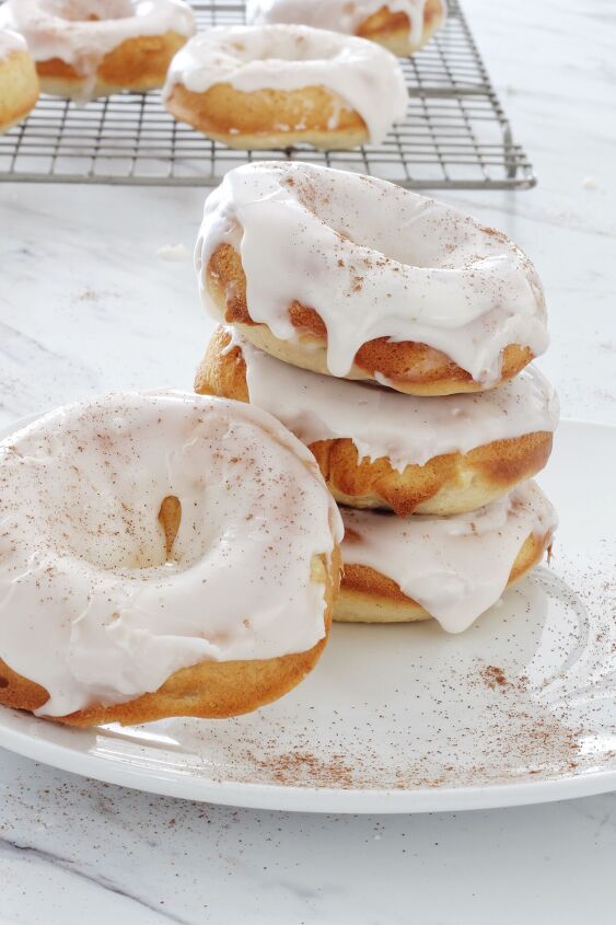 s 10 most interesting types of donuts to make for hanukkah, Baked Spiced Pear Donuts