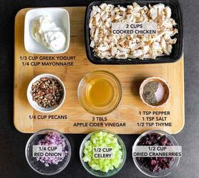 cranberry chicken salad, You will need these ingredients