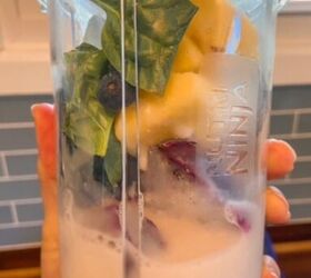 , Beet smoothie ingredients ready to go