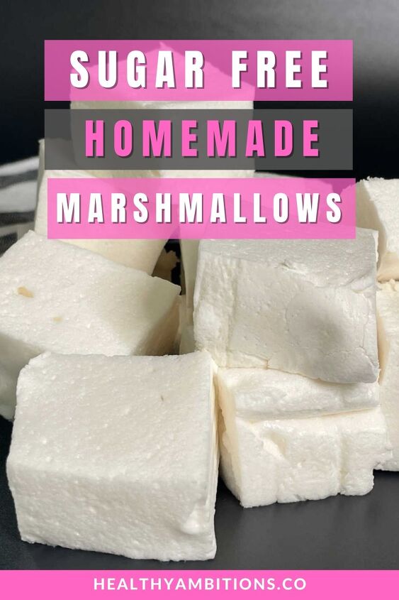 homemade sugar free marshmallows low carb and keto