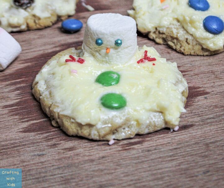 melting snowman cookies perfect christmas cookie for kids