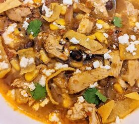 The tortilla soup for those who like flavorful food