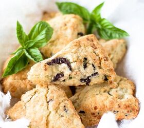 Feta Kalamata Olive and Basil Scones Perfect for Breakfast or Brunch