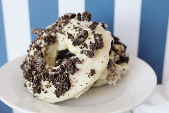 fluffy and delicious baked homemade oreo donuts recipe