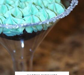 chocolate mint martini cupcakes with bailey s frosting