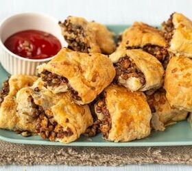 A bit messier than your typical sausage rolls (and healthier!)—your kids will love these