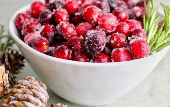 Quick and Easy Sugared Cranberries