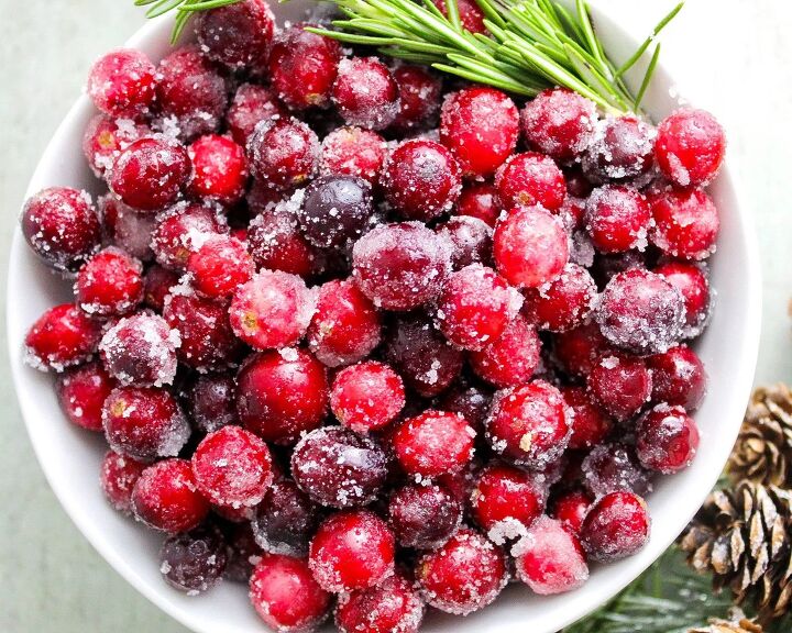 quick and easy sugared cranberries