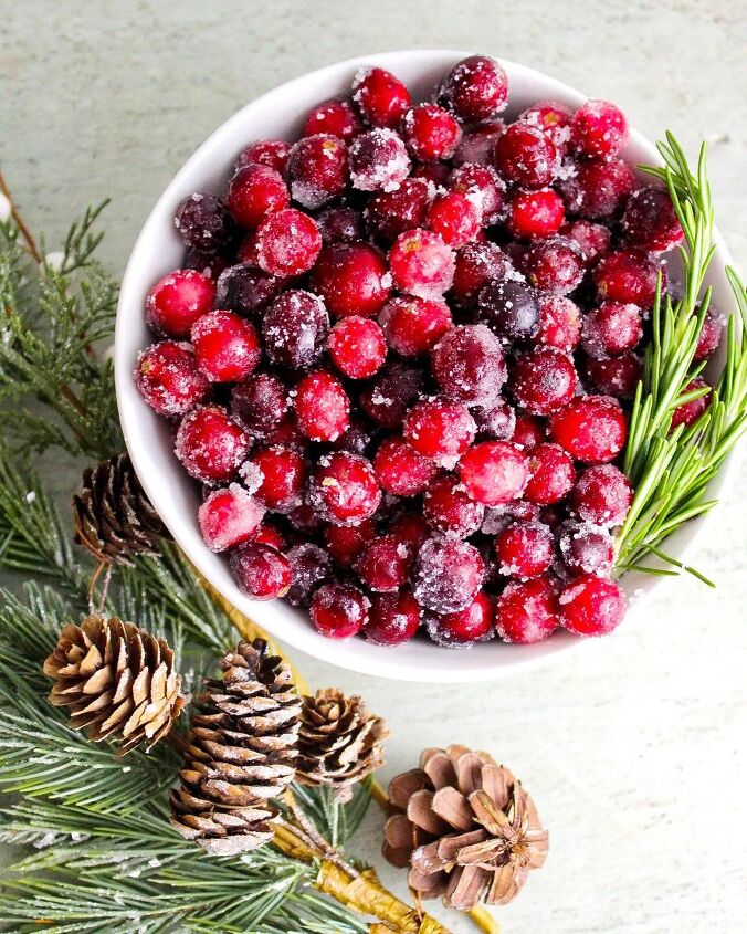 quick and easy sugared cranberries