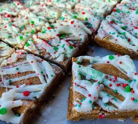 Brown Butter Gingerbread Cookie Bars