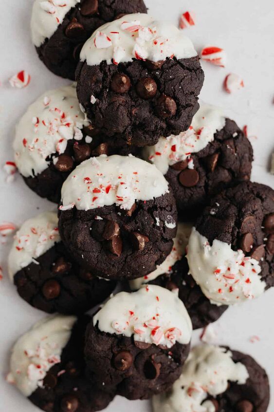 peppermint bark cookies